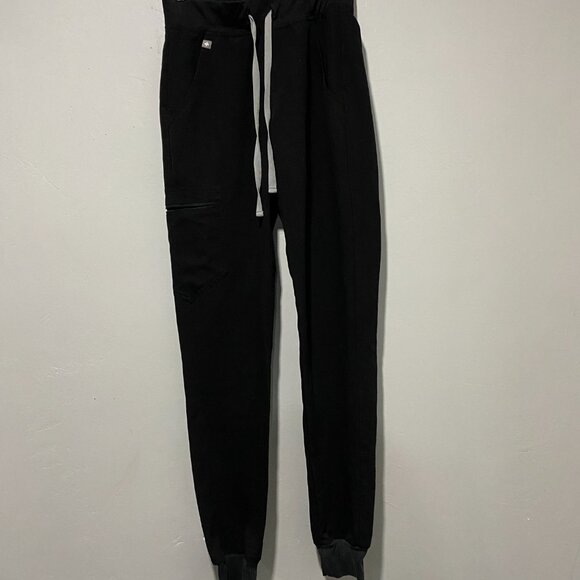 Figs Zamora Jogger Scrub Pants Black XXS TALL - Picture 3 of 8